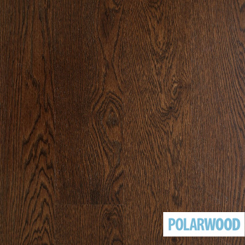 Паркетная доска Polarwood Дуб Протей темно-коричневый однополосный Oak FP 138 Protey Loc