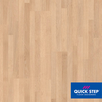 Ламинат Quick Step Creo Plus CRP 1372 Дуб французский белый лакированный четырёхполосный