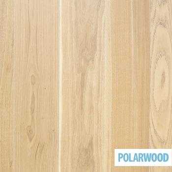 Паркетная доска Polarwood Дуб Меркурий Премиум белое масло Oak Premium FP 138 Mercury White Oiled