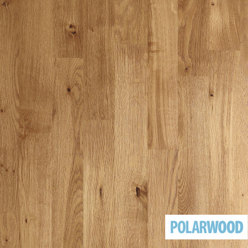 Паркетная доска Polarwood Дуб Венера трехполосный Oak Venus Lacquered Loc 3S