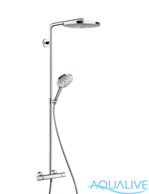 Hansgrohe Raindance Select S 240 2jet Showerpipe, ½’ Душевой комплект белый/хром