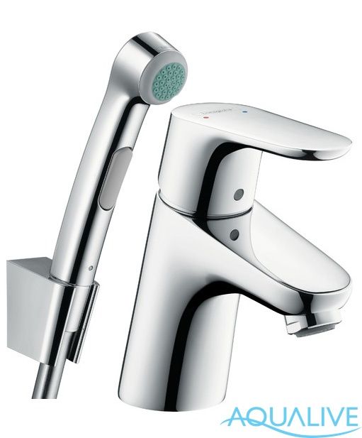 Hansgrohe Focus Смеситель для умывальника с гигиеническим душем