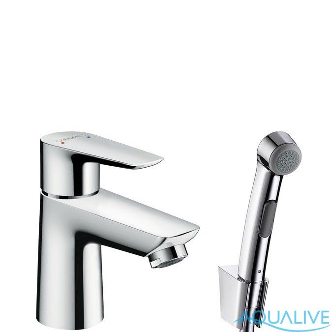 Hansgrohe Talis E Смеситель для умывальника с гигиеническим душем