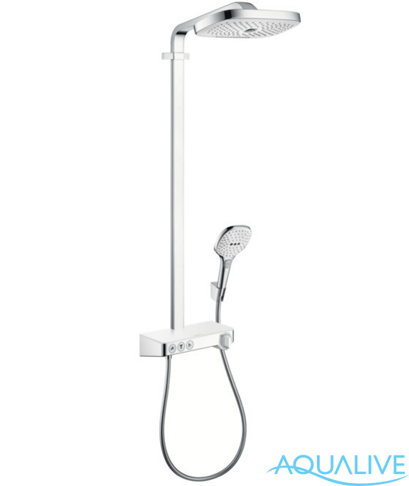 Hansgrohe Raindance Select E 300 3jet Showerpipe, ½’ Душевой комплект белый/хром