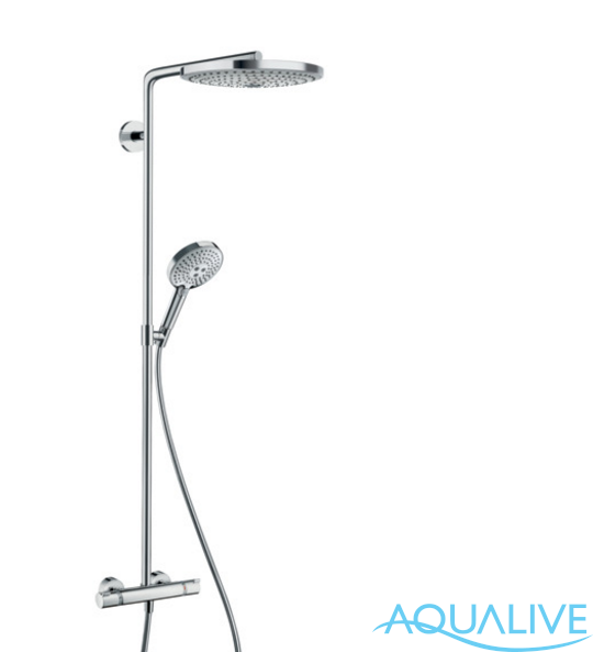 Hansgrohe Raindance Select S 300 2jet Showerpipe, ½’ Душевой комплект(белый/хром)