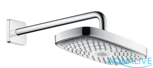 Hansgrohe Raindance Select E 300 2jet Верхний душ ½´ с держателем 390 мм