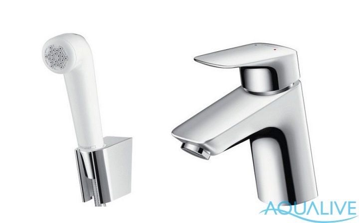 Hansgrohe Logis 70 Смеситель для умывальника с гигиеническим душем