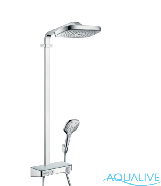 Hansgrohe Raindance Select E 300 3jet Showerpipe, ½’ Душевой комплект