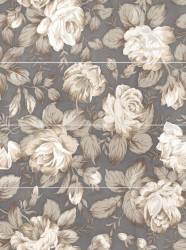 Плитка 1608-0116 Fiori Grigio Панно цветы 60х80